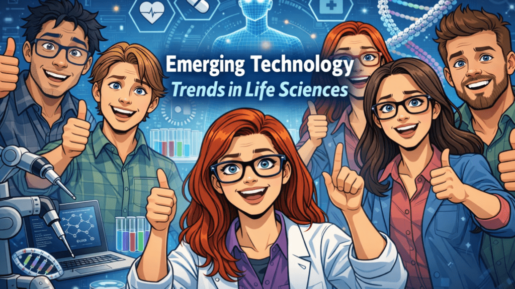 life science students on emerging technologies shaping research, healthcare, genomics, and digital medicine.