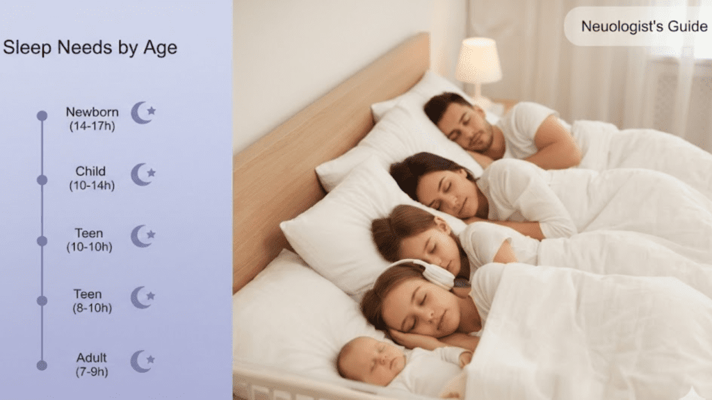 Neurologist breaks down how much sleep you need by age