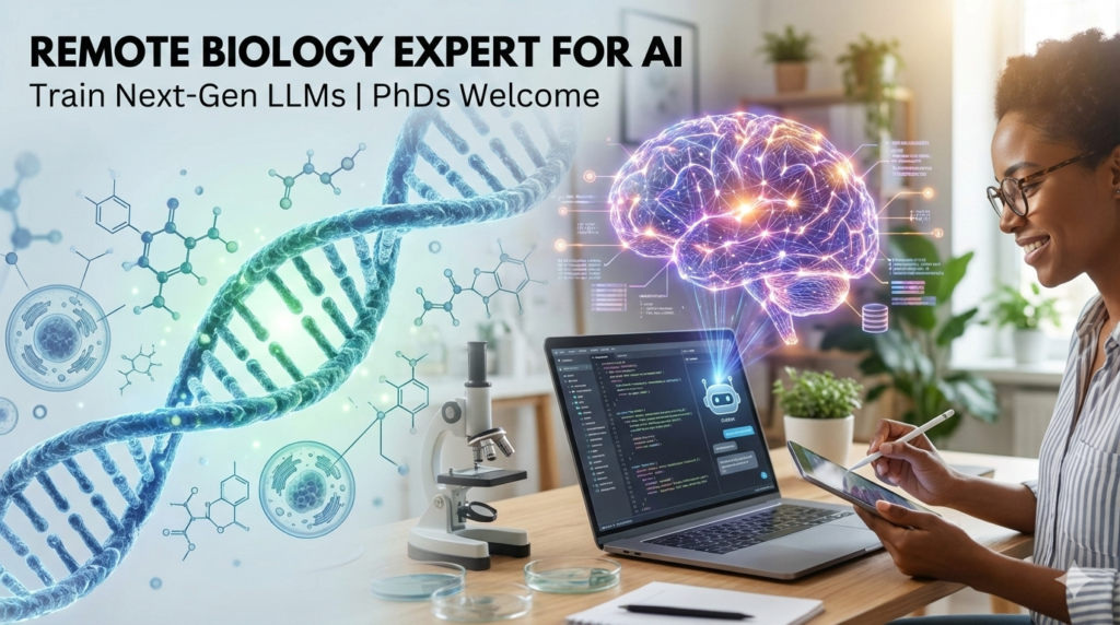 AI Subject Matter Expert, Turing Remote Jobs, Biology AI Training, Online Biochemistry Jobs.