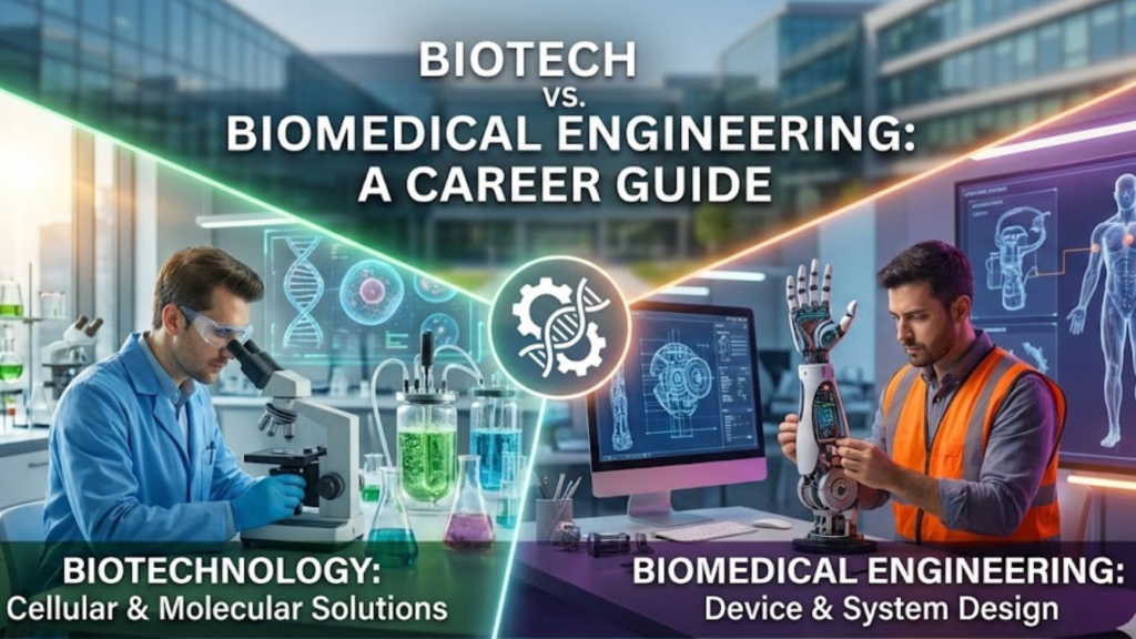 Biotech vs. Biomedical Engineering: A Guide to Health-Tech Careers